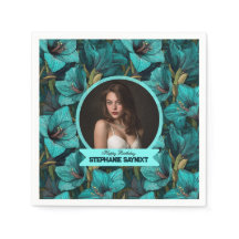 Elegant Amaryllis Glad födelsedag Vacker