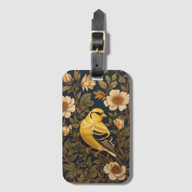 Elegant American Goldfinch Bagagebricka (Framsida vertikal)