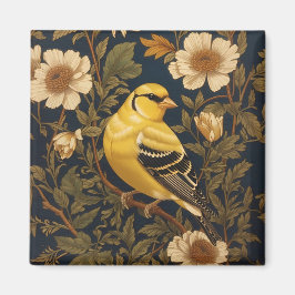 Elegant American Goldfinch Magnet