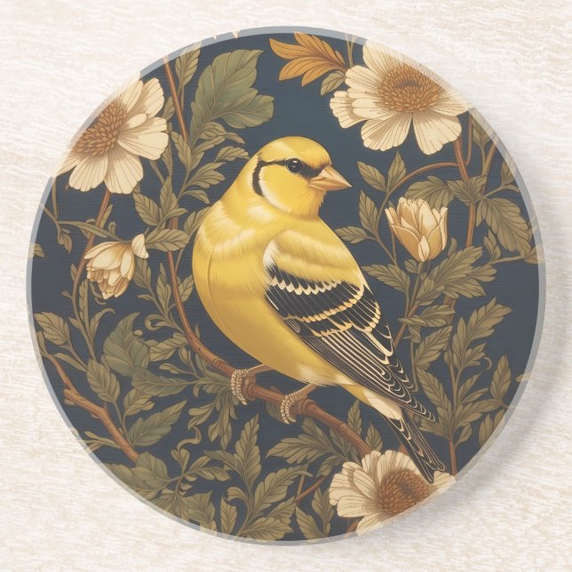 Elegant American Goldfinch Underlägg (Framsidan)