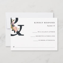 Elegant Ampersand | Svartvit Bröllop OSA