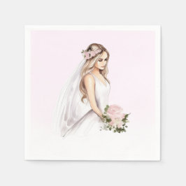 Elegant Anbud Rosa - Möhippa som ska tillhandahåll Pappersservett