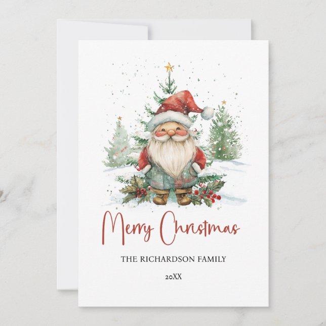  Elegant and Festive Design for Holiday Greetings Julkort (Framsida)