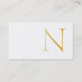 Elegant and Modern (Golden) Visitkort