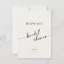 Elegant and Simple - Minimalist Bridal Shower