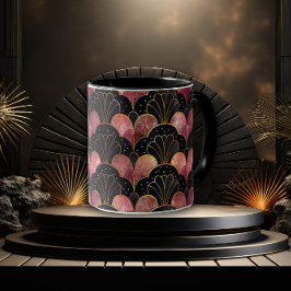 Elegant and Stylish Art Deco Fan Mugg
