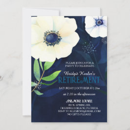 Elegant Anemones Pension Party Inbjudningar