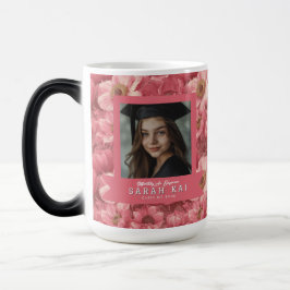 Elegant Anemones Print Mom Graduation Gift Magisk Mugg