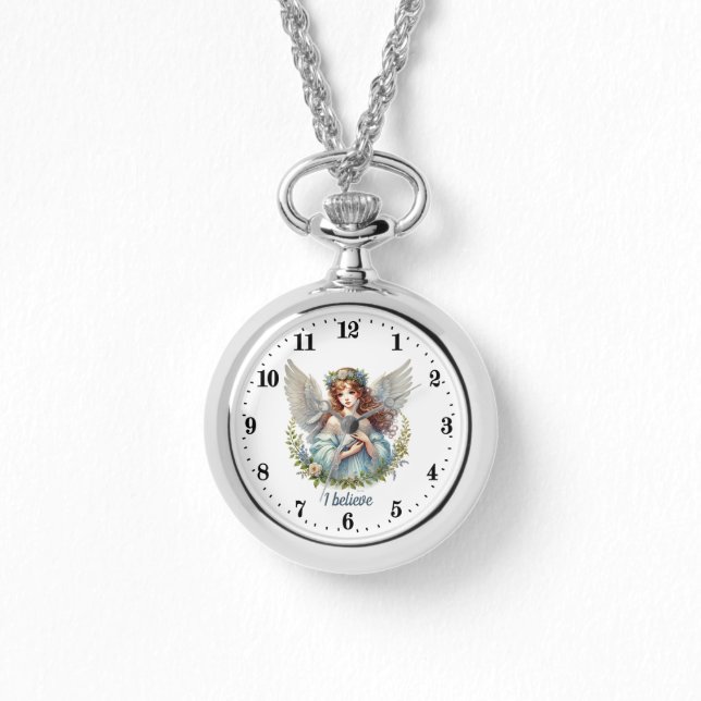 Elegant Angel älskare anpassade Armbandsur (Framsida)
