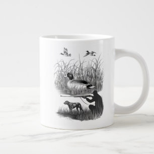 Elegant Anka Hunter Scene Graphic - Natur och Wil Jumbo Mugg