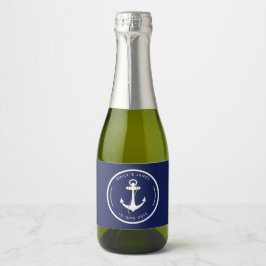 Elegant Ankar Navy & White Marin Bröllop