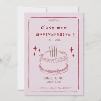 Elegant Anniversary Invitation Design Inbjudningar