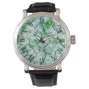Elegant ännu Spooky Löv och Grenar Manar Watch Armbandsur