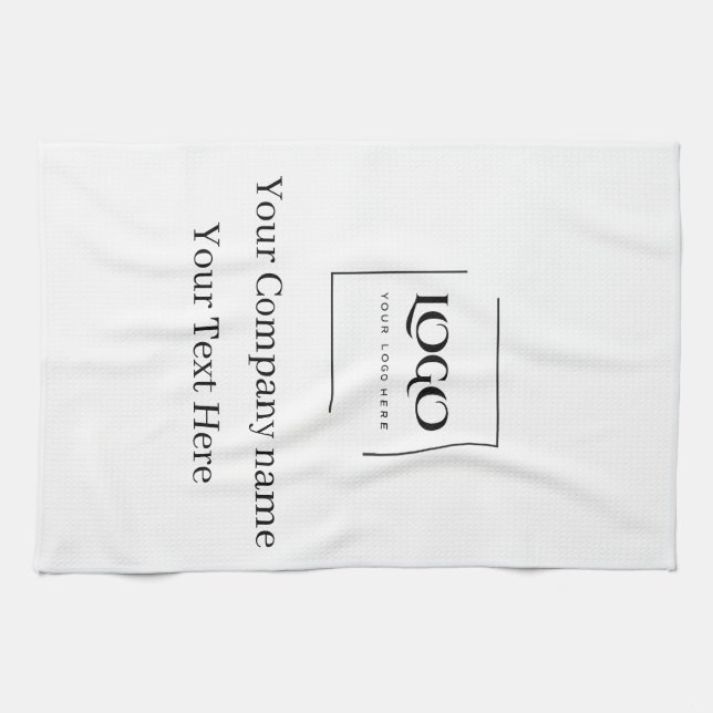 Elegant anpassa din logotypmall kökshandduk (Horisontell)