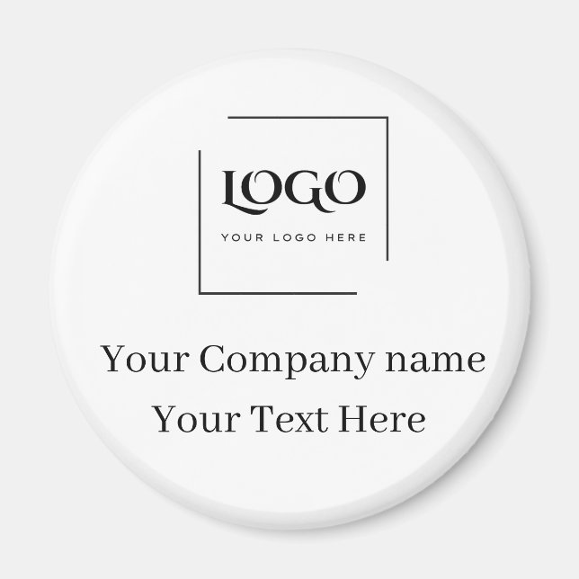 Elegant anpassa din logotypmall magnet (Framsidan)