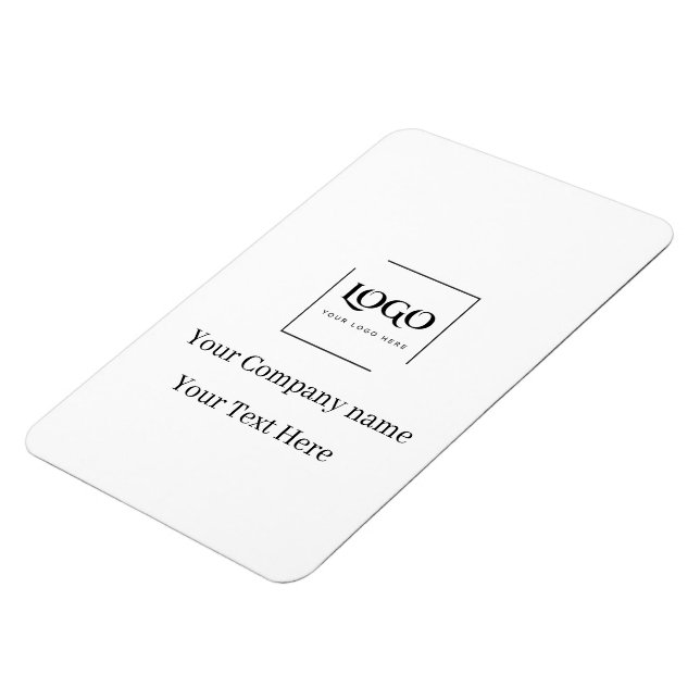 Elegant anpassa din logotypmall magnet (Vänstra Sidan)
