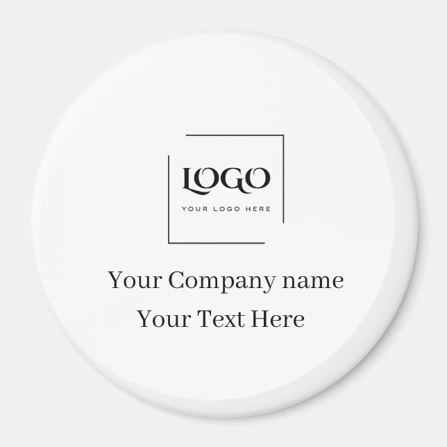 Elegant anpassa din logotypmall magnet (Framsidan)