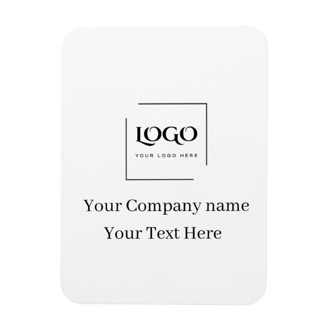 Elegant anpassa din logotypmall magnet (Vertikal)