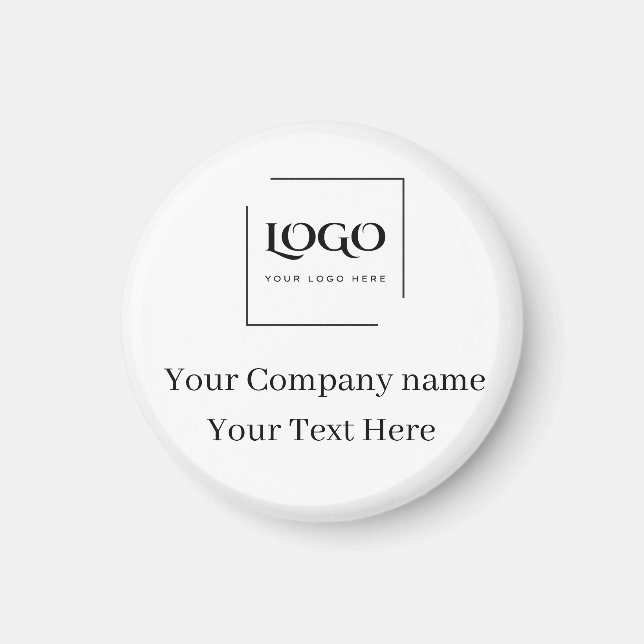 Elegant anpassa din logotypmall magnet (Framsidan)