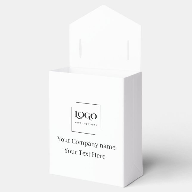 Elegant anpassa din logotypmall presentaskar (Öppnad)