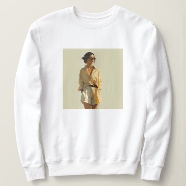 Elegant Anpassa Lägg till Ditt Eget Foto dam  T Shirt (Design framsida)