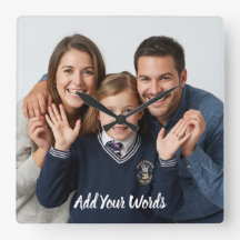 Elegant Anpassad Foto & Text Personlig 