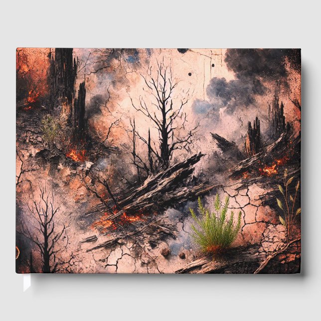 Elegant anpassad gästbok – Tidlös souvenir (Framsida)