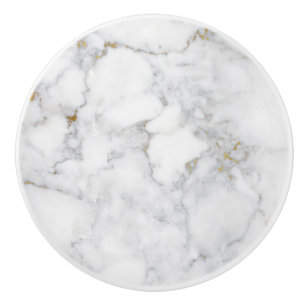 Elegant Anpassade Guld Marble Knopp