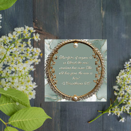 Elegant Anpassade nedladdningsbart Guld Pearl Ram Julkort