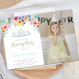 Elegant Anpassade Princess Party Investigations Inbjudningar