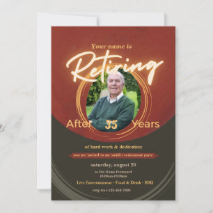 Elegant Anpassade zazzle pension inbjudningar