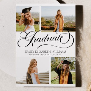 Elegant Anpassningsbar Bild Photo Collage Studente Meddelande