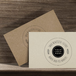 Elegant Anpassningsbar Business Logotyp and Compan Självfärgande Stämpel