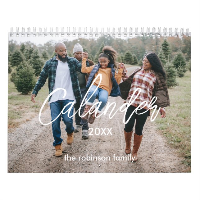 Elegant Anpassningsbar Calendar Kalender (Omslag)