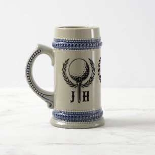 Elegant Anpassningsbar Golf Monogram Design Sejdel