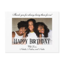 Elegant Anpassningsbar Grattis på födelsedagen Pho