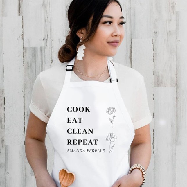 Elegant Anpassningsbar Kitchen Apron Förkläde (Skapare uppladdad)