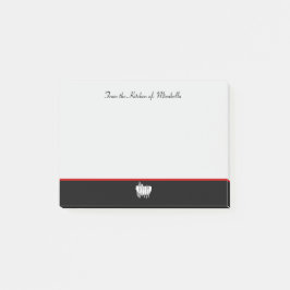 Elegant Anpassningsbar Kitchen of Silverware Post  Post-it Block