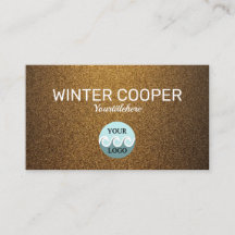 Elegant anpassningsbar logotyp koppar guld profess