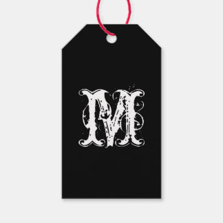Elegant Anpassningsbar Monogram och Färg Presentetikett