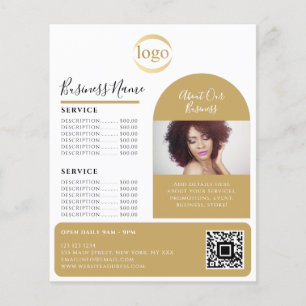 Elegant Anpassningsbar Photo Logotyp Promotional E Flygblad