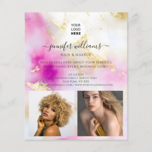 Elegant Anpassningsbar Photo Logotyp Promotive Wat Flygblad