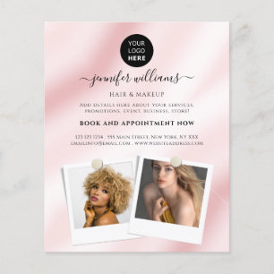 Elegant Anpassningsbar Photo Logotyp Promotive Wat Flygblad