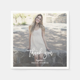 Elegant Anpassningsbar Photo Möhippa Pappersservett