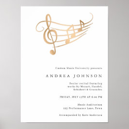 Elegant Anpassningsbar Senior Skäl Musician Perfor Poster