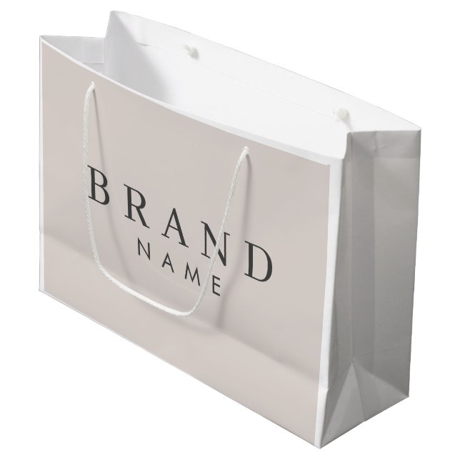 Elegant Anpassningsbar Shopping bag, Personlig Gif (Framsidan Vinklad)