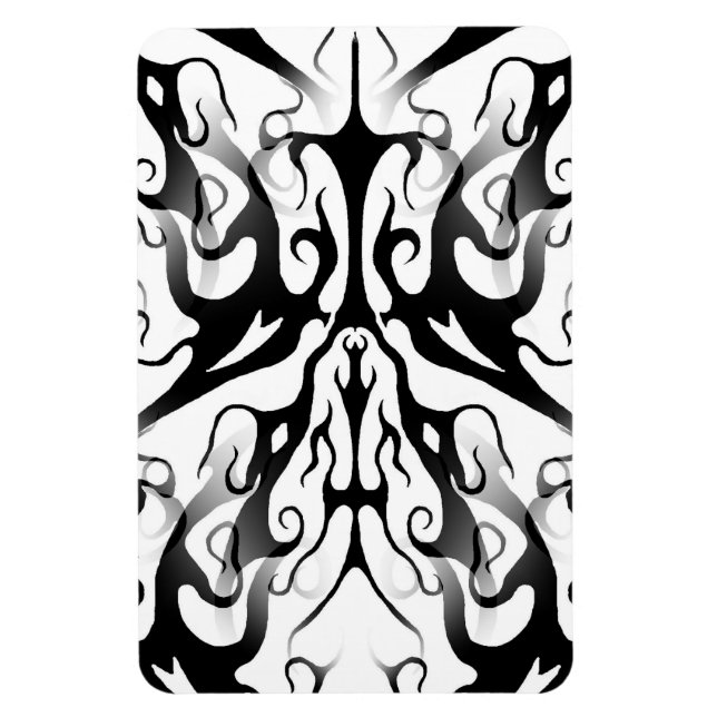 Elegant Ansikte i eldnings- och flamskyddsdesign Magnet (Vertikal)