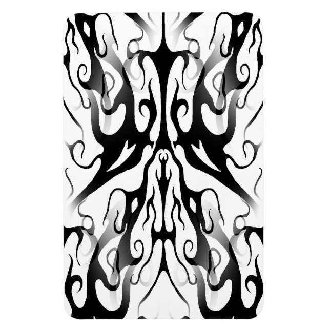 Elegant Ansikte i eldnings- och flamskyddsdesign Magnet (Vertikal)