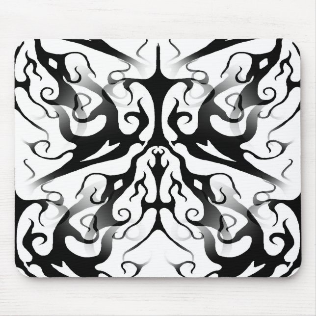 Elegant Ansikte i eldnings- och flamskyddsdesign Musmatta (Framsidan)