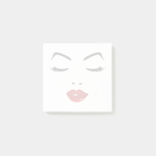 Elegant Ansikte Post-it Block